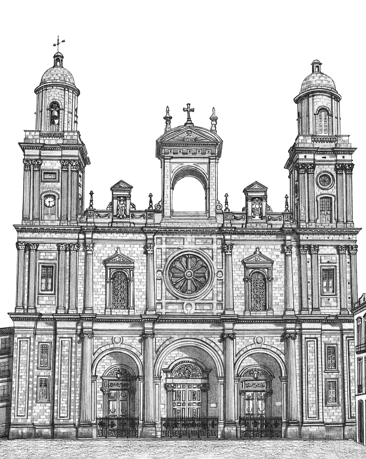 Ilustración Catedral Santa Ana